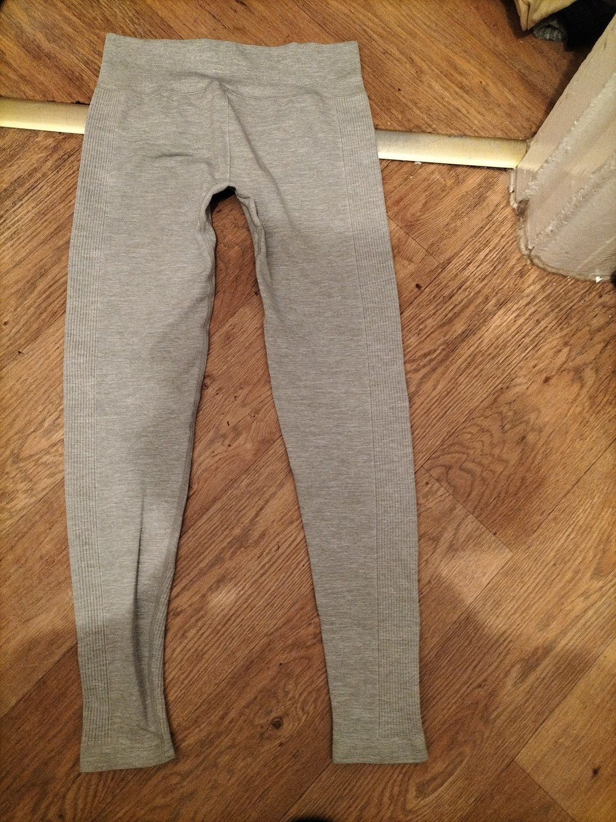 Grey Full Length Leggings Large