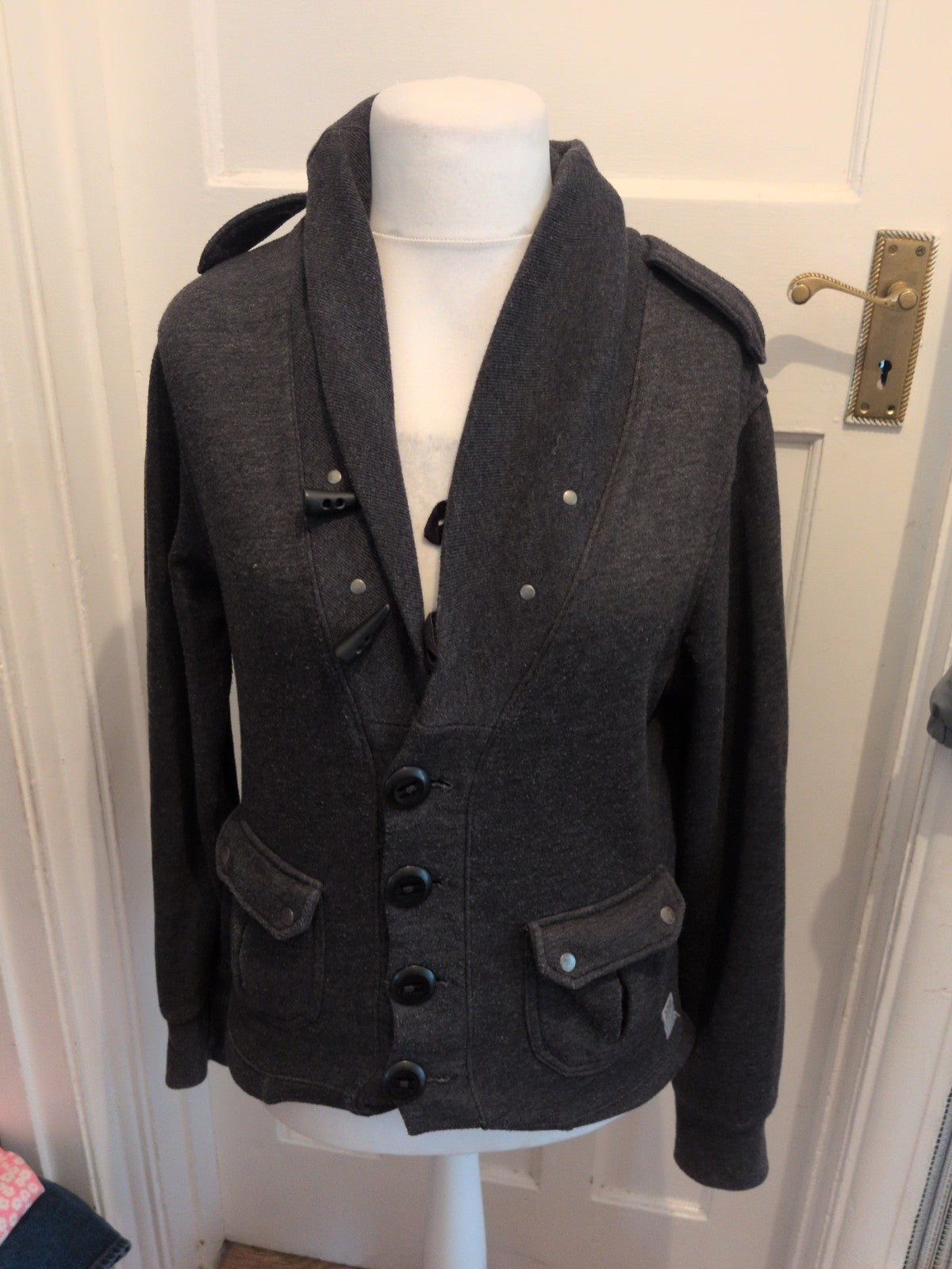 Rysd Small Grey Buttoned Jacket