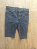 Mens Neuw Size 31" Black Skinny Denim Shorts