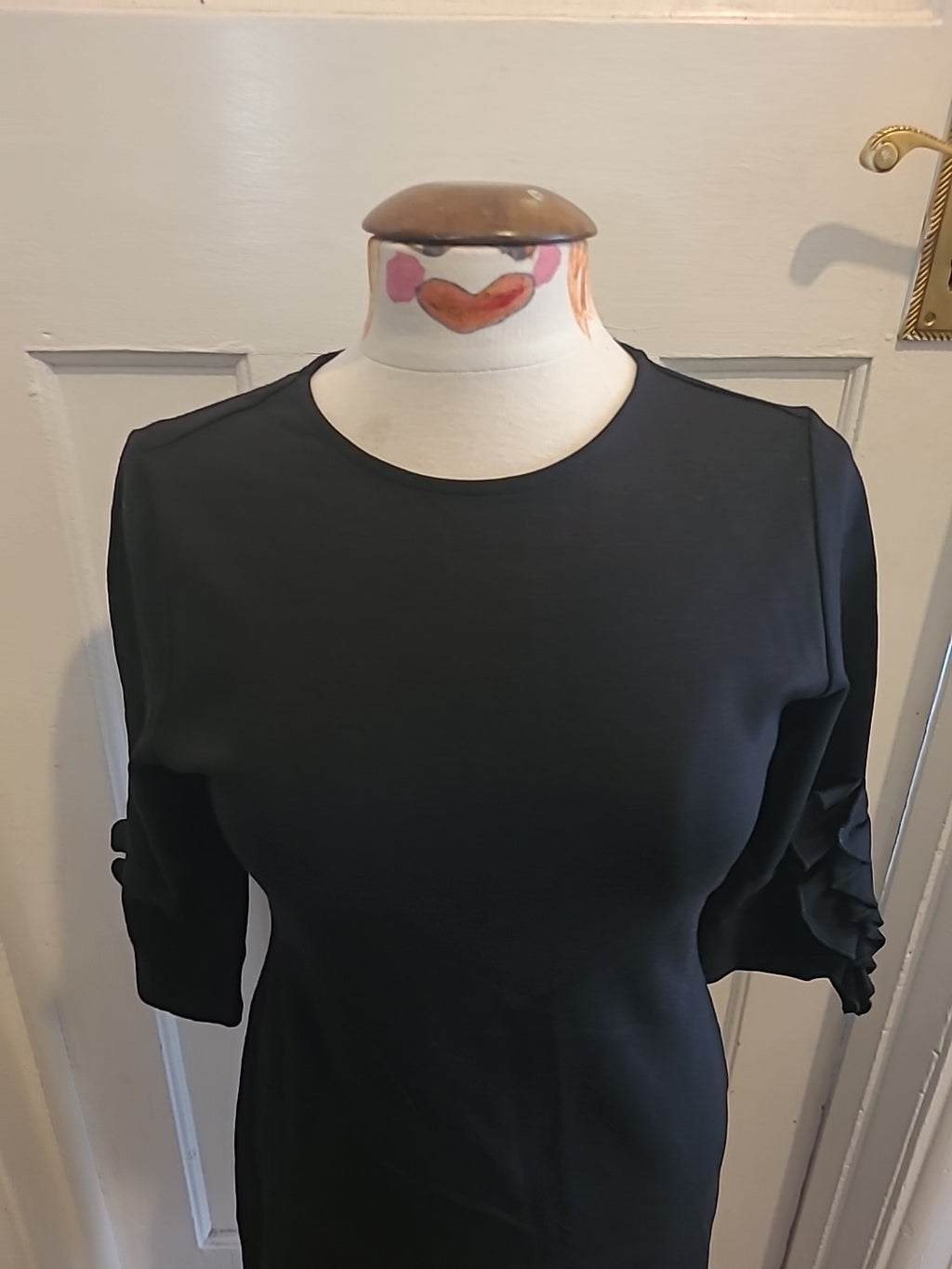 Ladies Black Dress Size Med Find 3/4 Sleeve