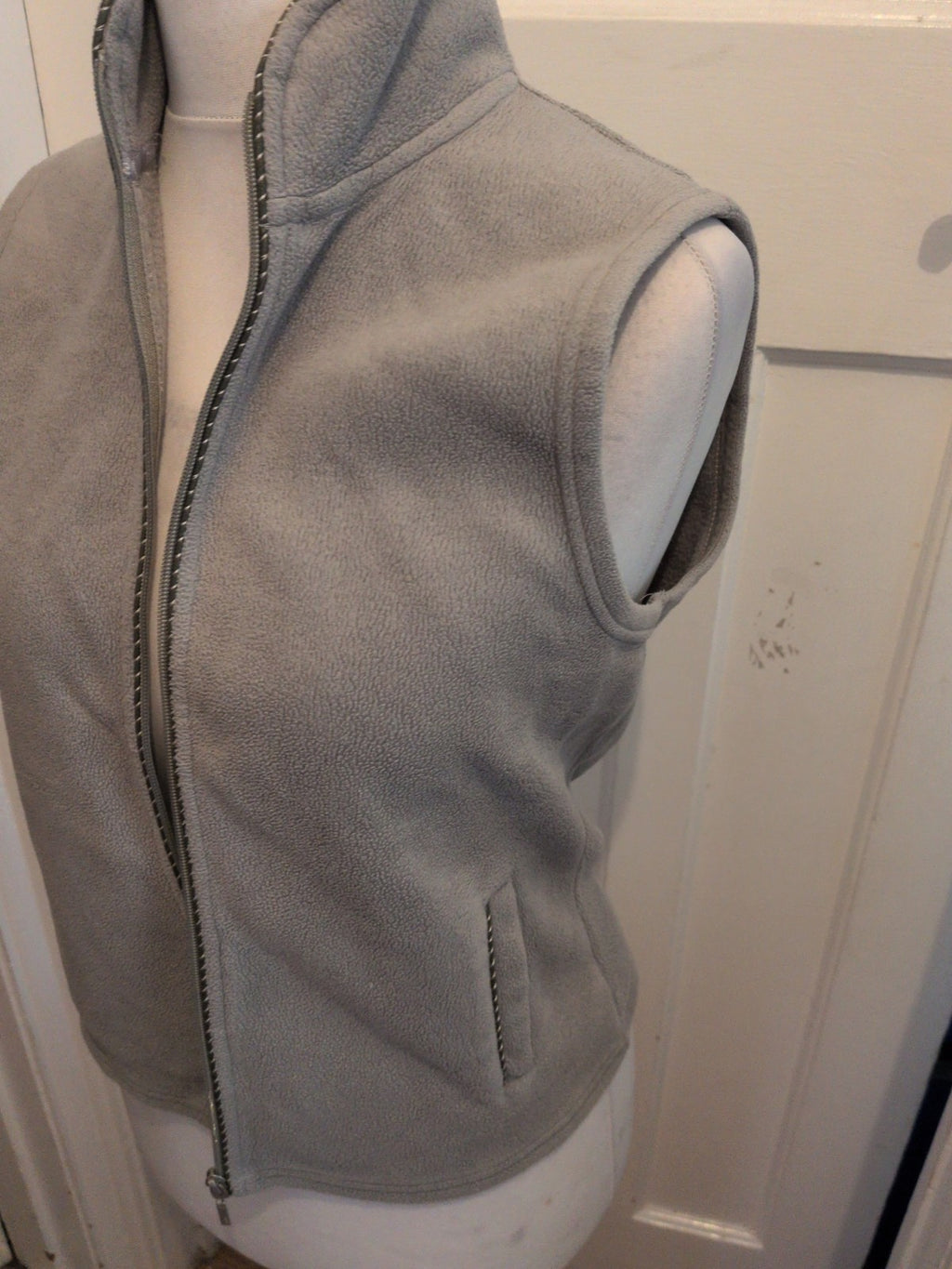 Next 14 Pale Green Sleeveless Full Zip Jumper