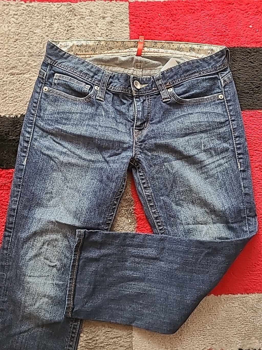 Girls Uniqlo 160-168cm Denim Cropped Jeans