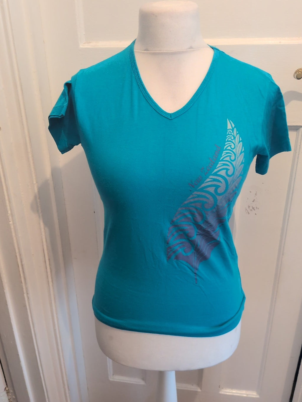 Kiwi Planet Small Turquoise Short Sleeve T-shirt