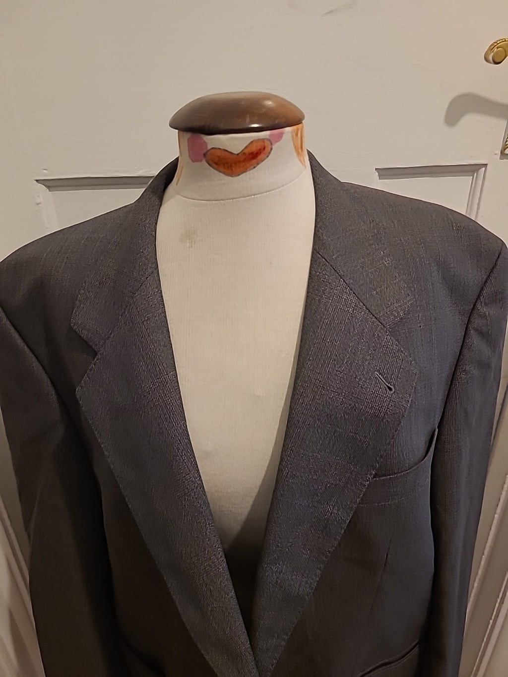 Mens Max Chans Size XL Grey Padded Lined Blazer
