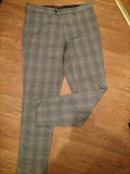 Mens Primark Grey Chrck Size 32x32R Slim Fit Trousers