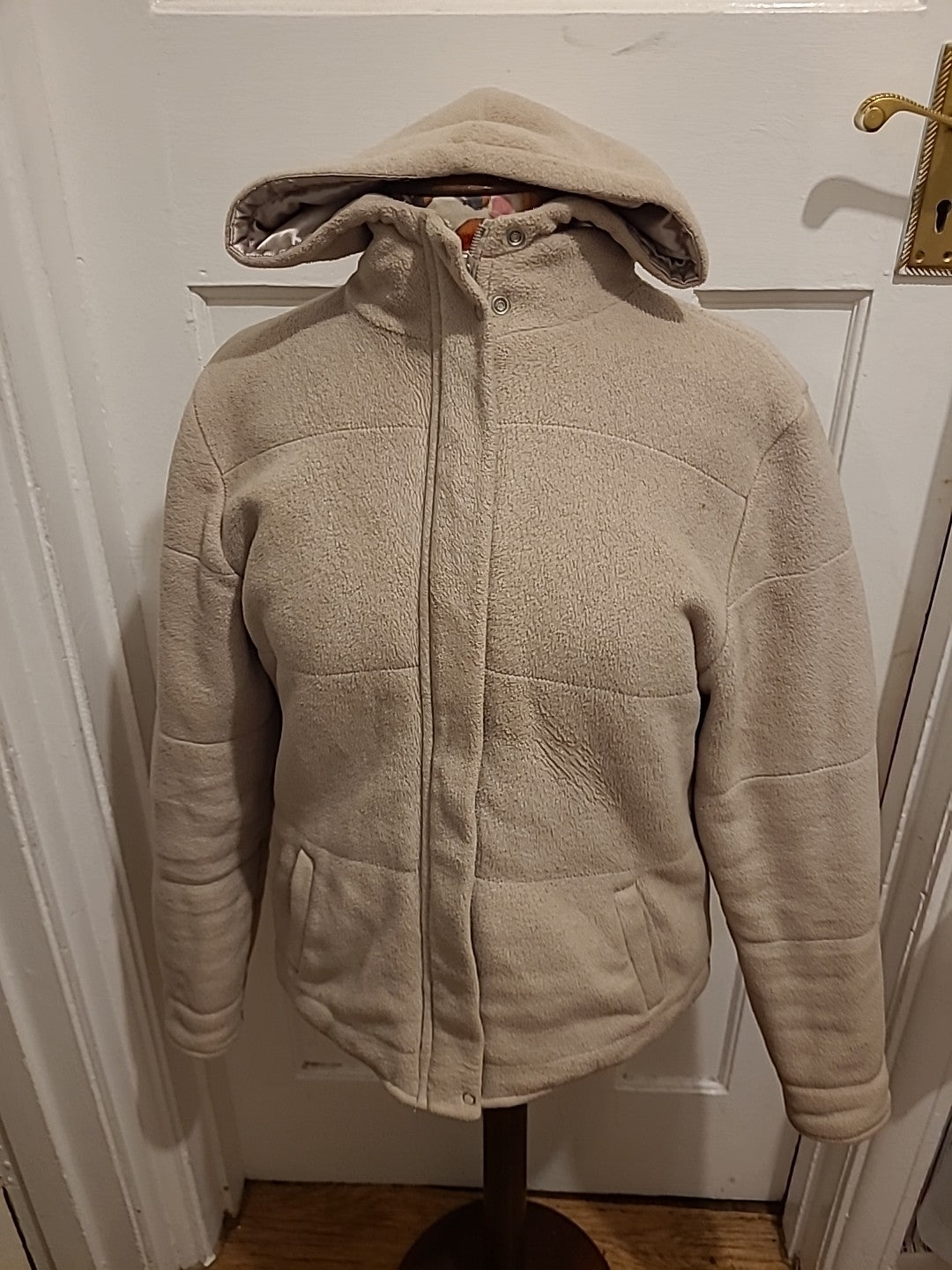 Ladies Next Size 14 Beige Lined Jacket