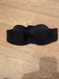 Peacocks 34B Black Strapless Padded Bra