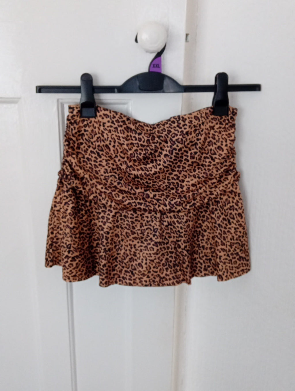 Ladies Skort Leopard Print Size Med Shein
