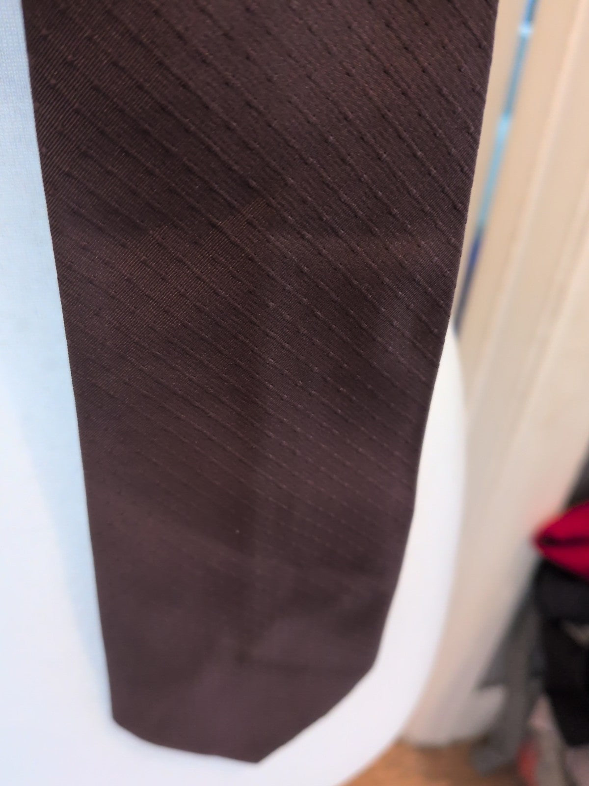 Canda Brown Patterned Tie