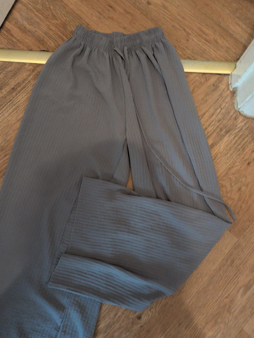 Tu Small Grey Elasticated Wide Leg Trousers