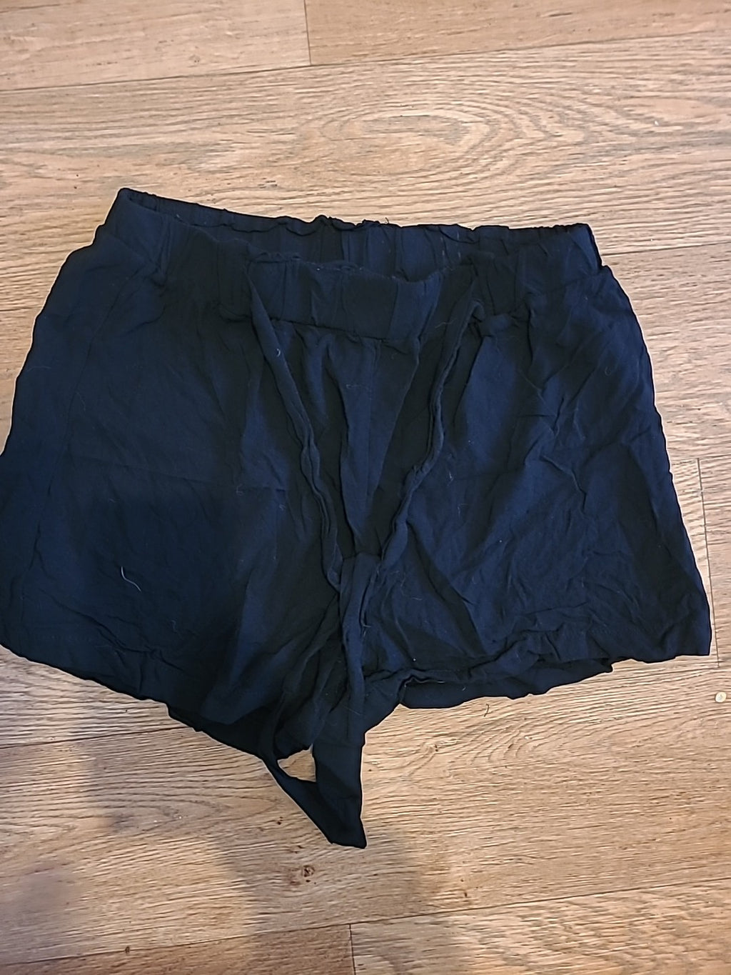 Ladies Primark Size 8 Black Elasticated Hot Pants