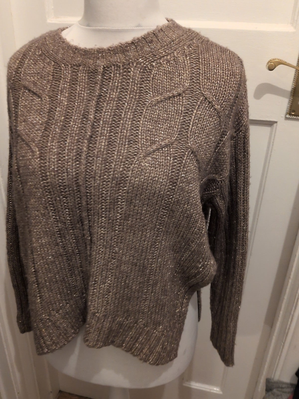 Luisa Cerano 10 Gold Knit Jumper