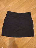 Ladies Marks And Spencer Size 12 Length 18 Inches Black Skirt