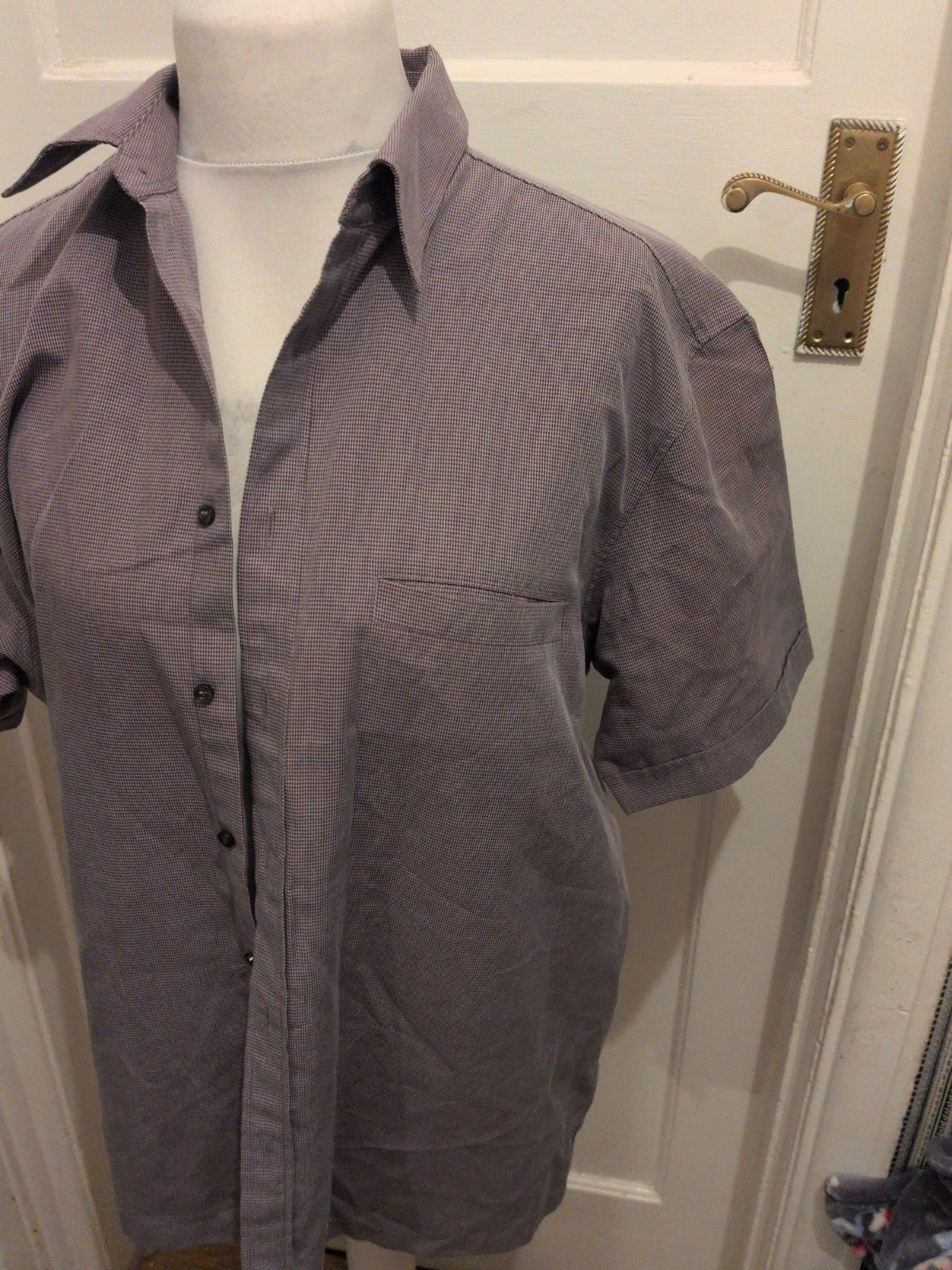 Burton Large Purple Shirt Short Sleeve