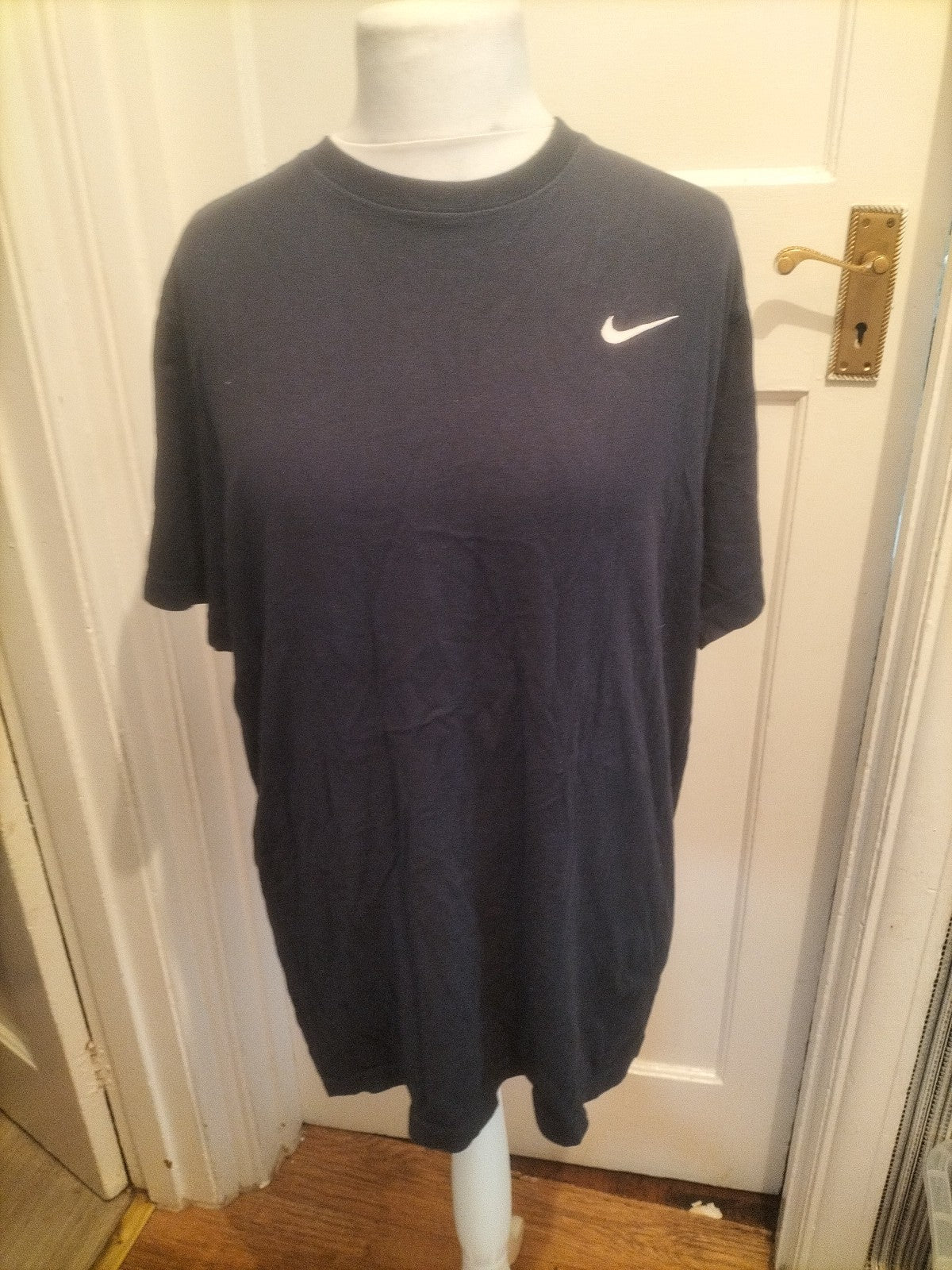 Mens Nike Size XL Navy Short Sleeved Plain Tshirt