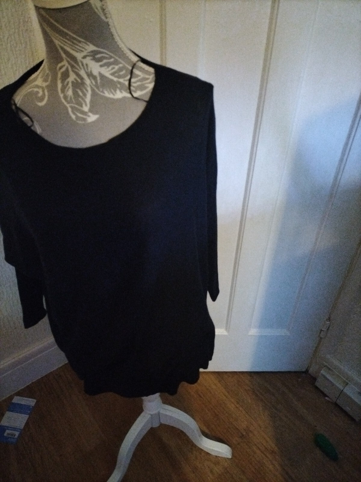 Ladies H&M  Size Small Black Short Sleeve Dress