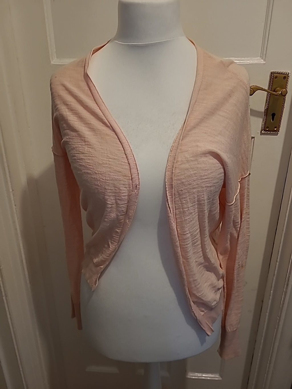 Ladies Next Size 10 Baby Pink Cardigan