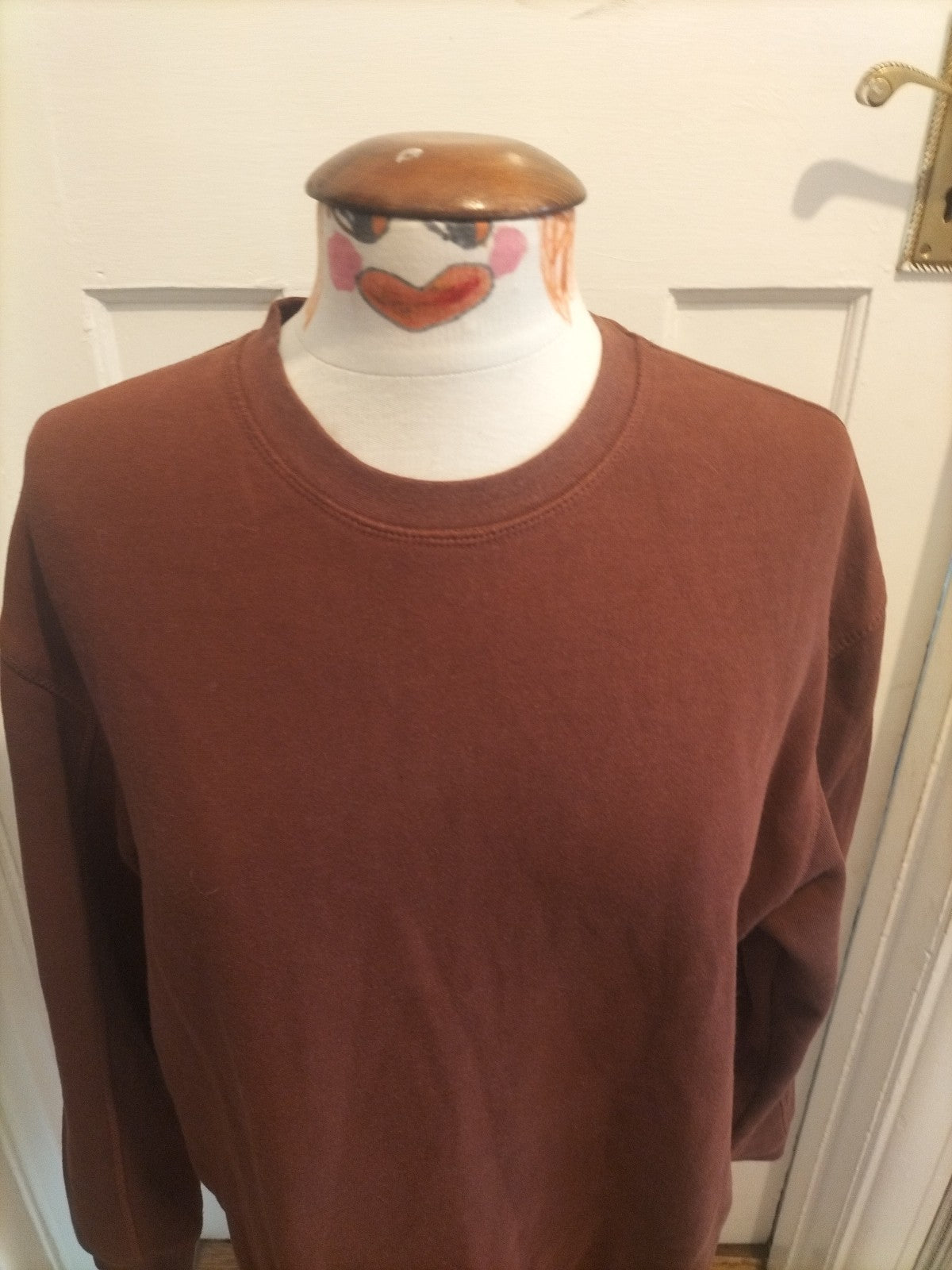 Ladies Topshop Size Small Brown Pullover Sweatshirt