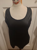 Ladies ICHI Size Medium Black Sleeveless Vest Tank Top