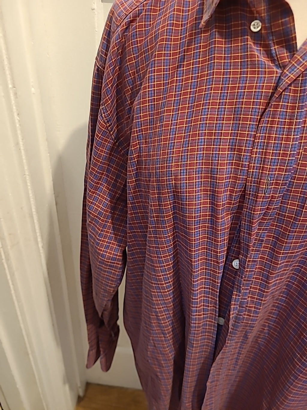 Mens Shirt Ralph Lauren Size Large Red Check