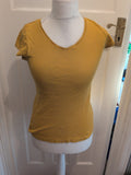 Peacocks 12 Dark Yellow Short Sleeve T-shirt