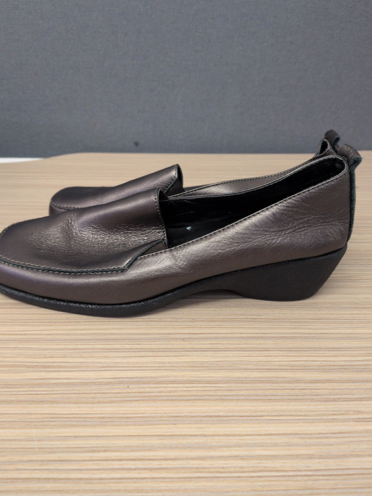 TLC UK 4 Wider Fit Bronze Leather Casual Shoe