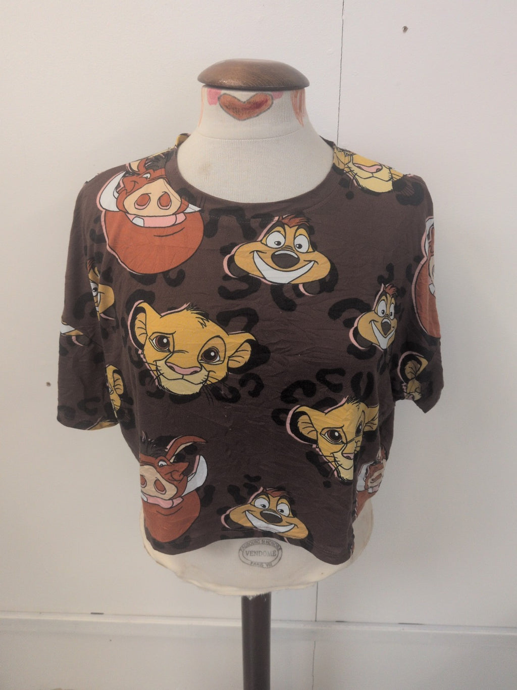 Ladies Disney Lion King Size 6-8 Multi Pyjama Top