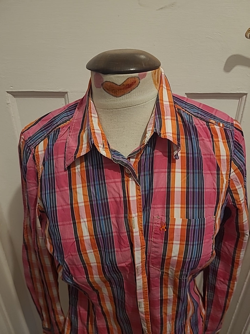 Mens Gaastra Size Small Multicoloured Long Sleeved Shirt