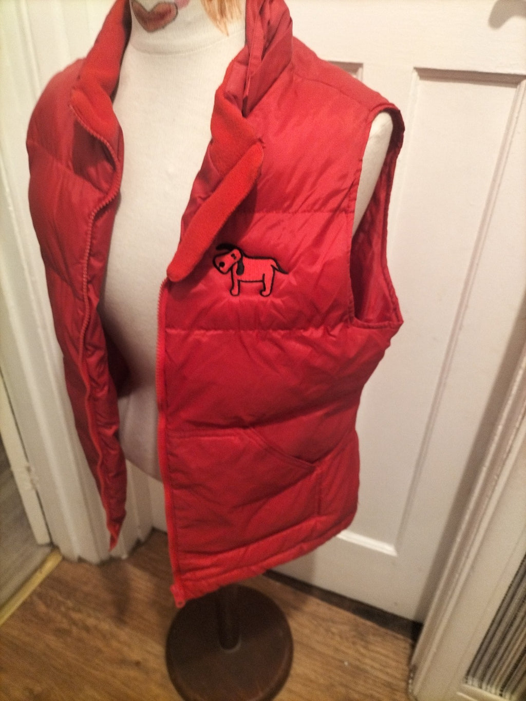 Ladies B&C Collection Size Large Red Puffer Jacket