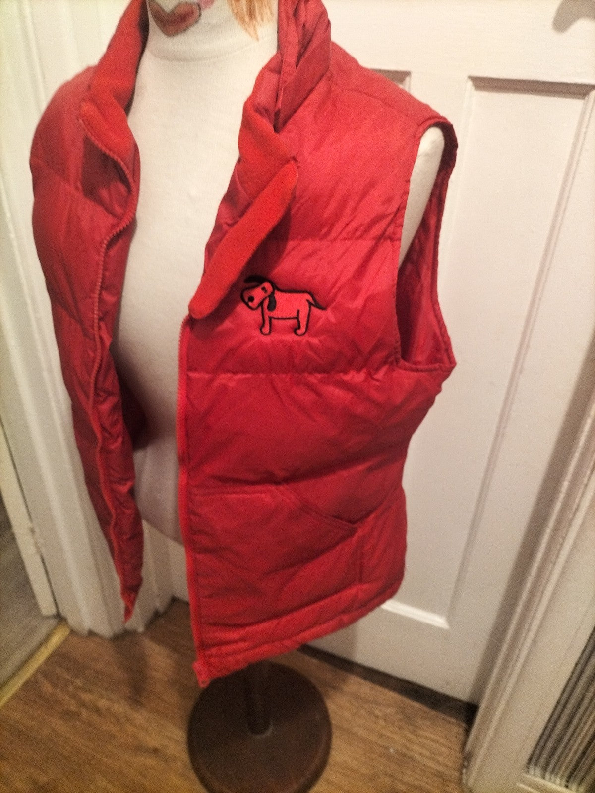 Ladies B&C Collection Size Large Red Puffer Jacket