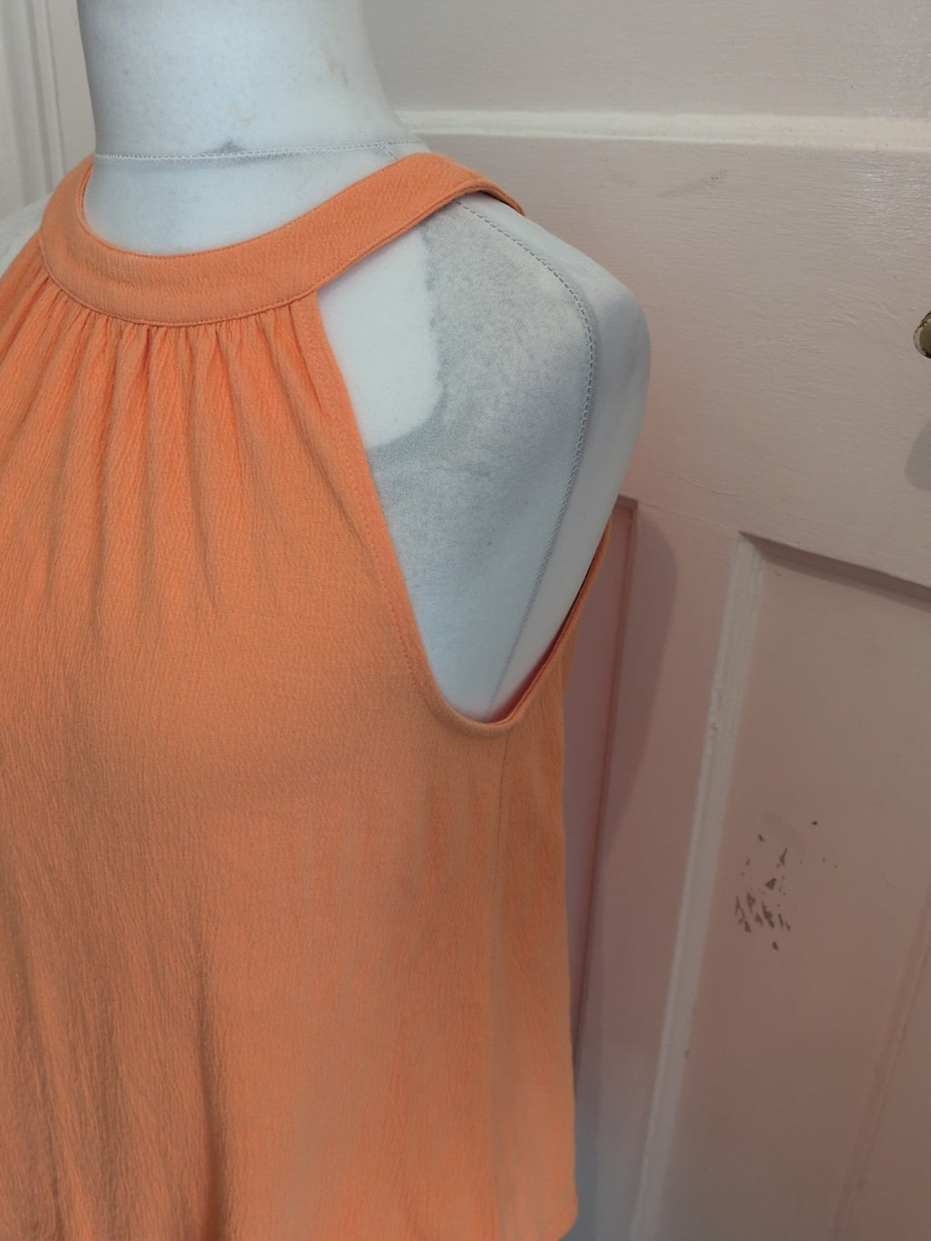Nutmeg 14 Orange Sleeveless Blouse