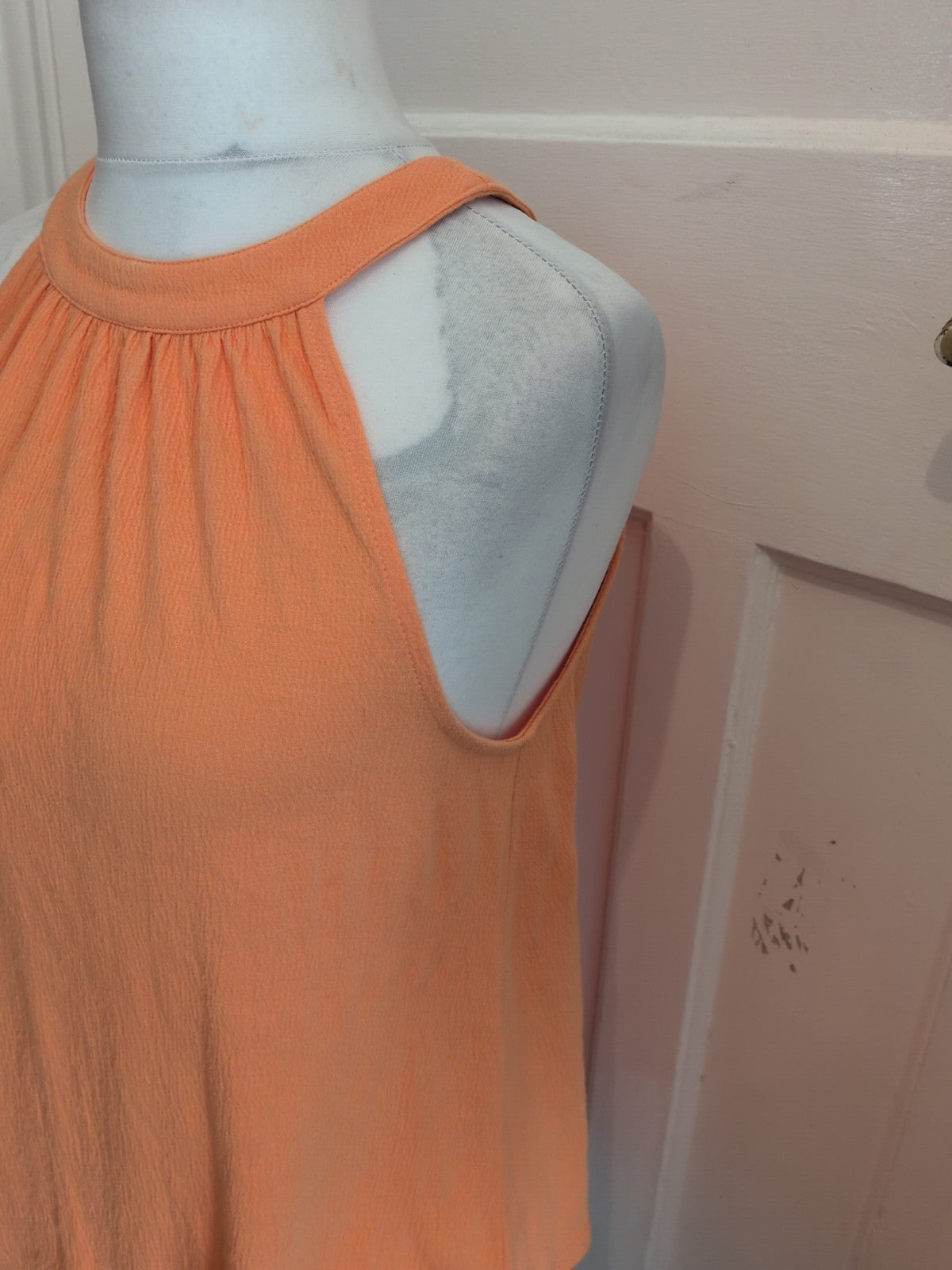 Nutmeg 14 Orange Sleeveless Blouse