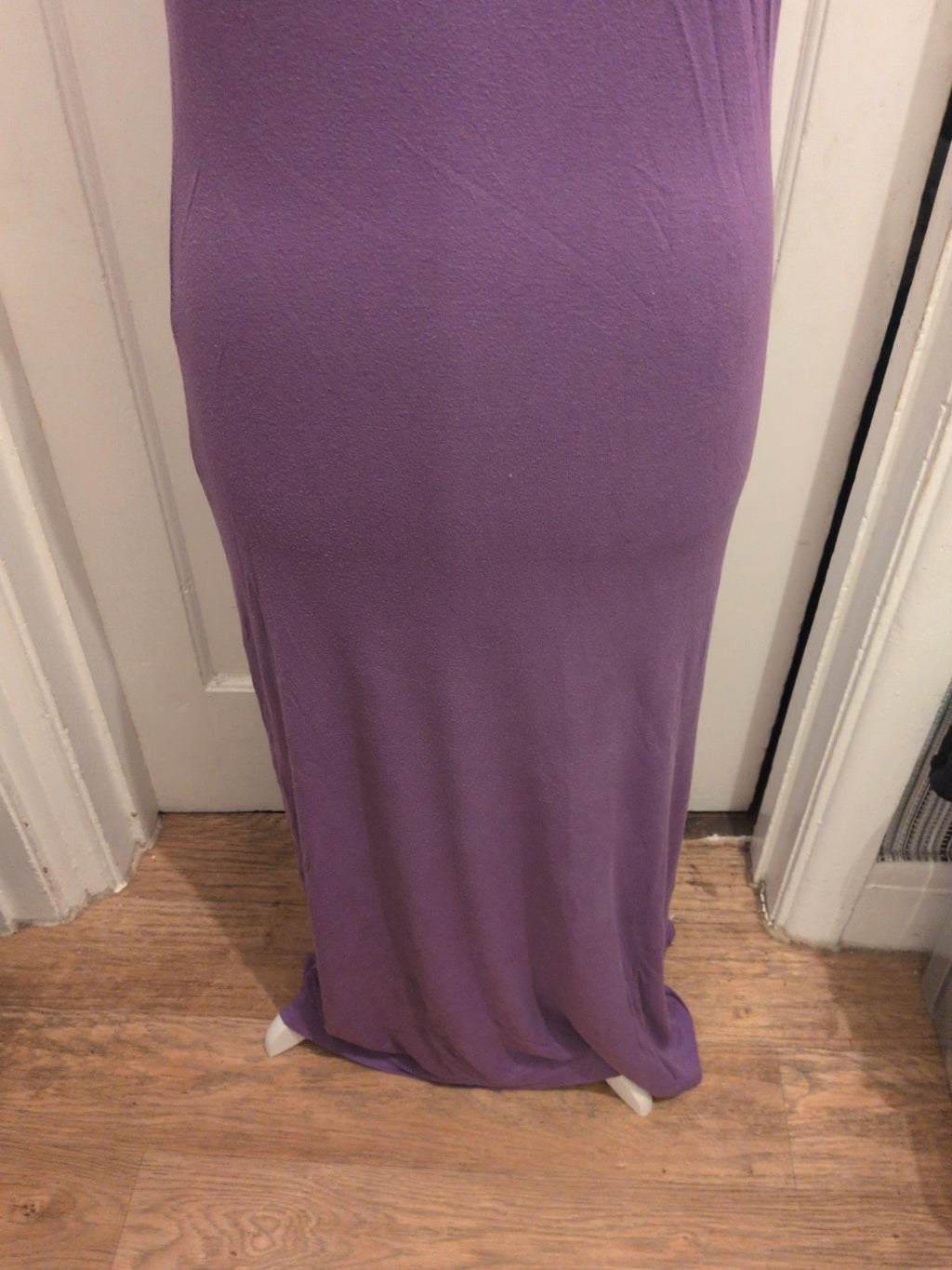 Ladies New Look Size Large Purple Maxi Dress Sleeveless Long Length