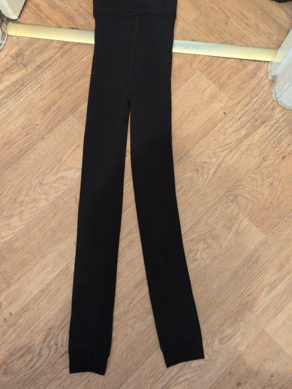 Primark L/XL Black Fur Lined Thermal Leggings