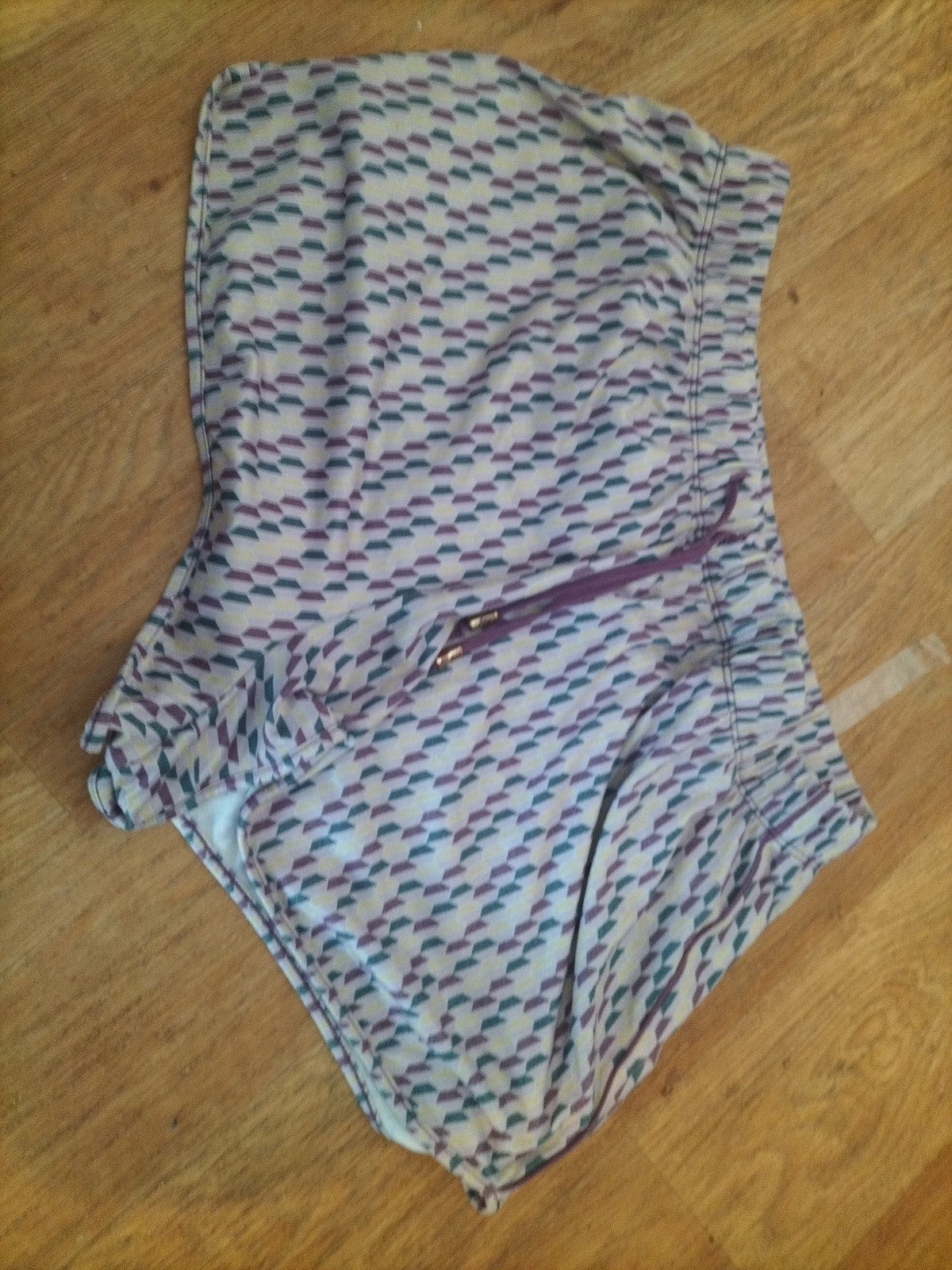 Ladies Primark Size M Multicoloured Elasticated Sleep Shorts With Drawstring