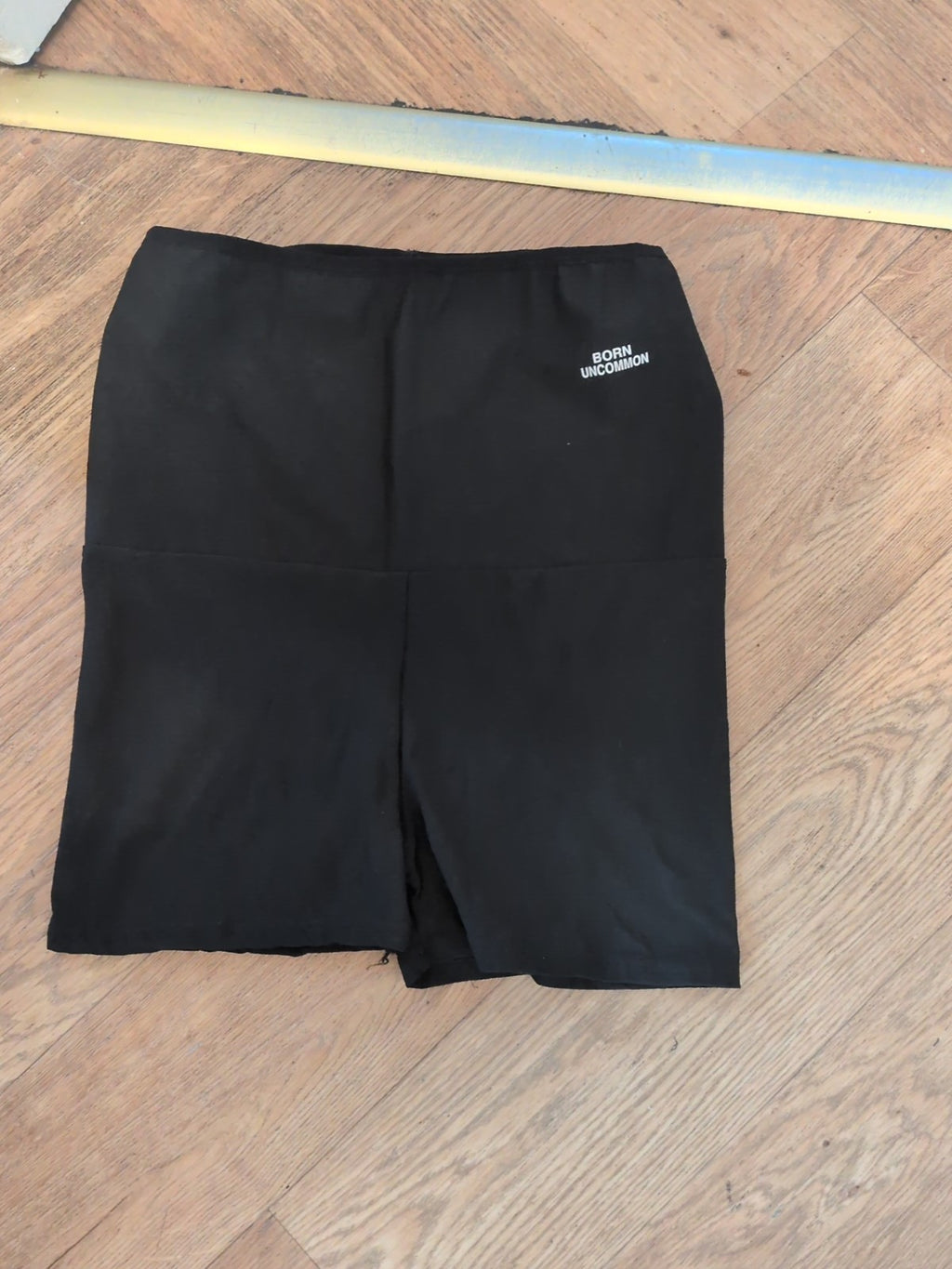 XL Black High Waist Gym Shorts