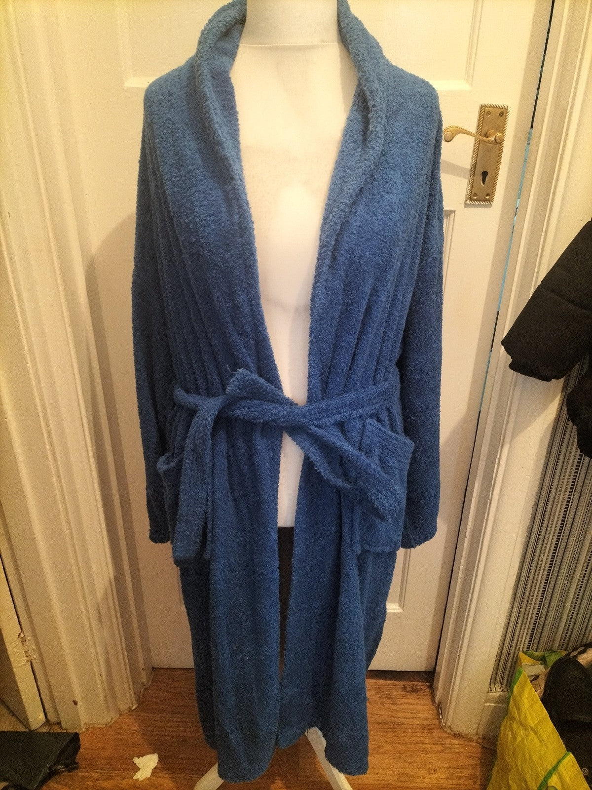 Mens Sunggle Robe One Size Royal Blue Dressing Gown