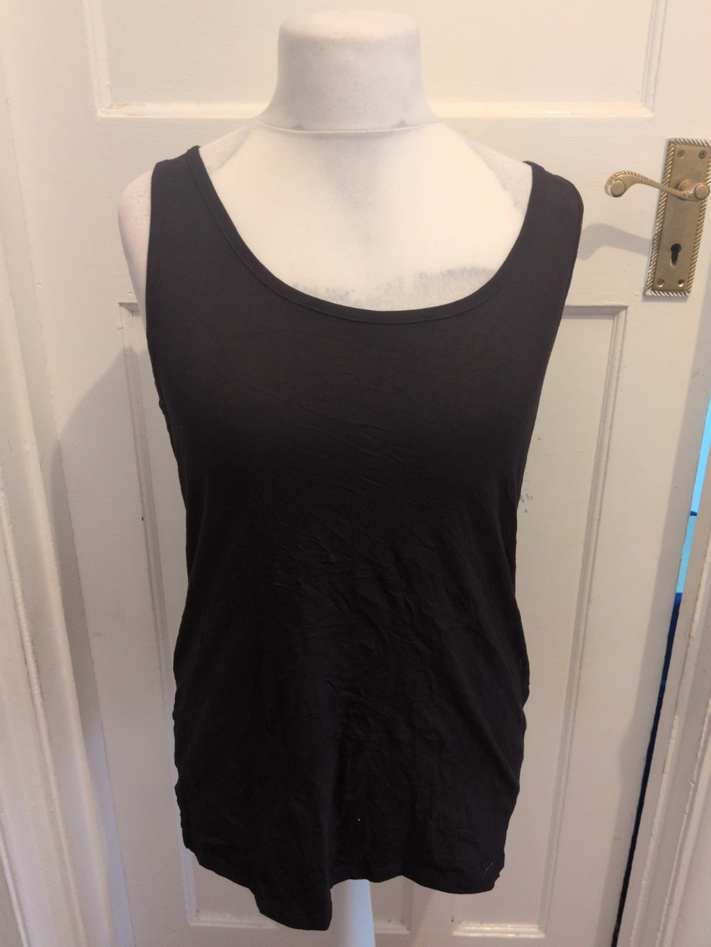 Next 18 Thick Strap Vest Sleeveless Black