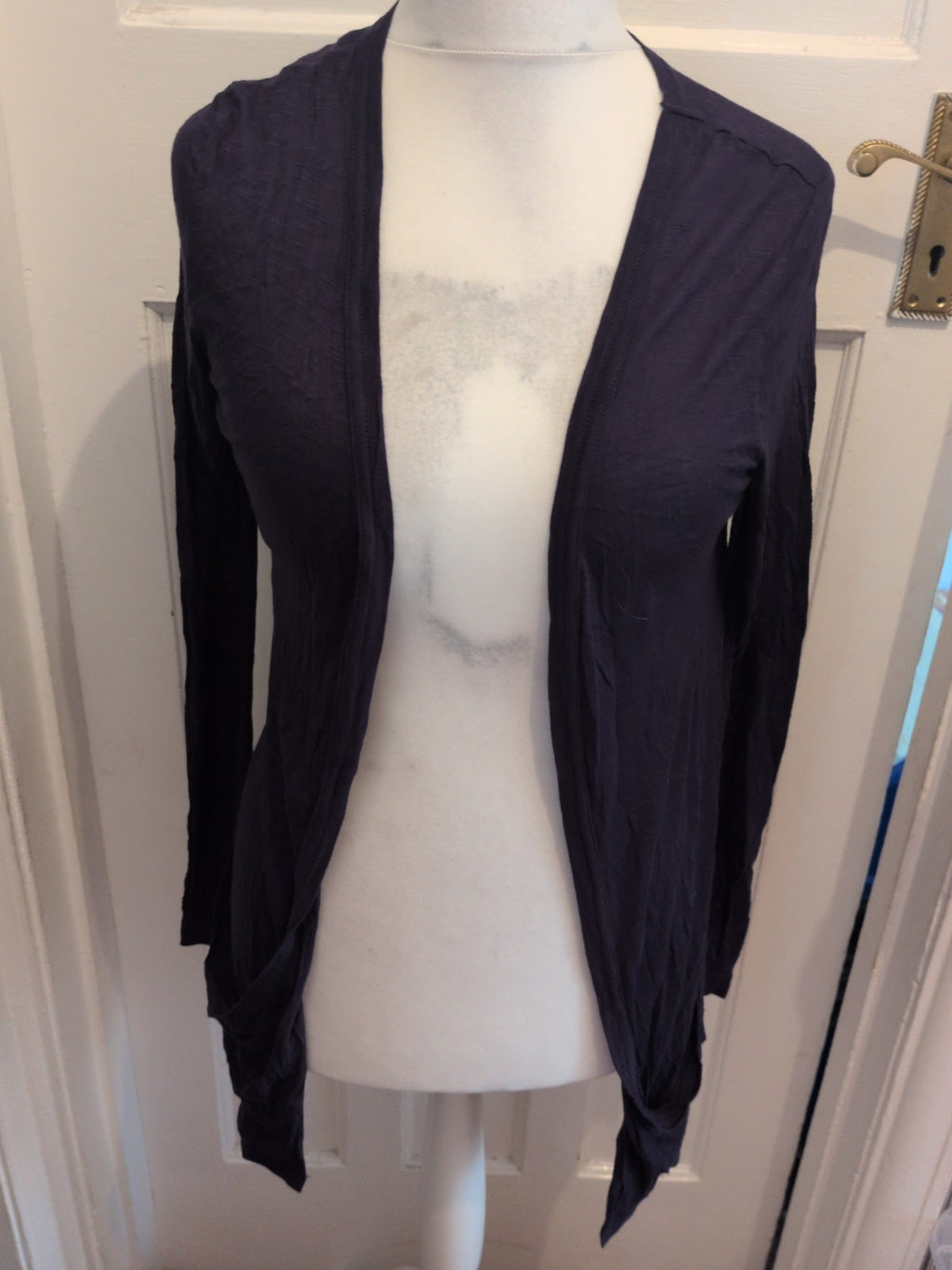 Weekend 10 Navy Open Cardigan Blouse