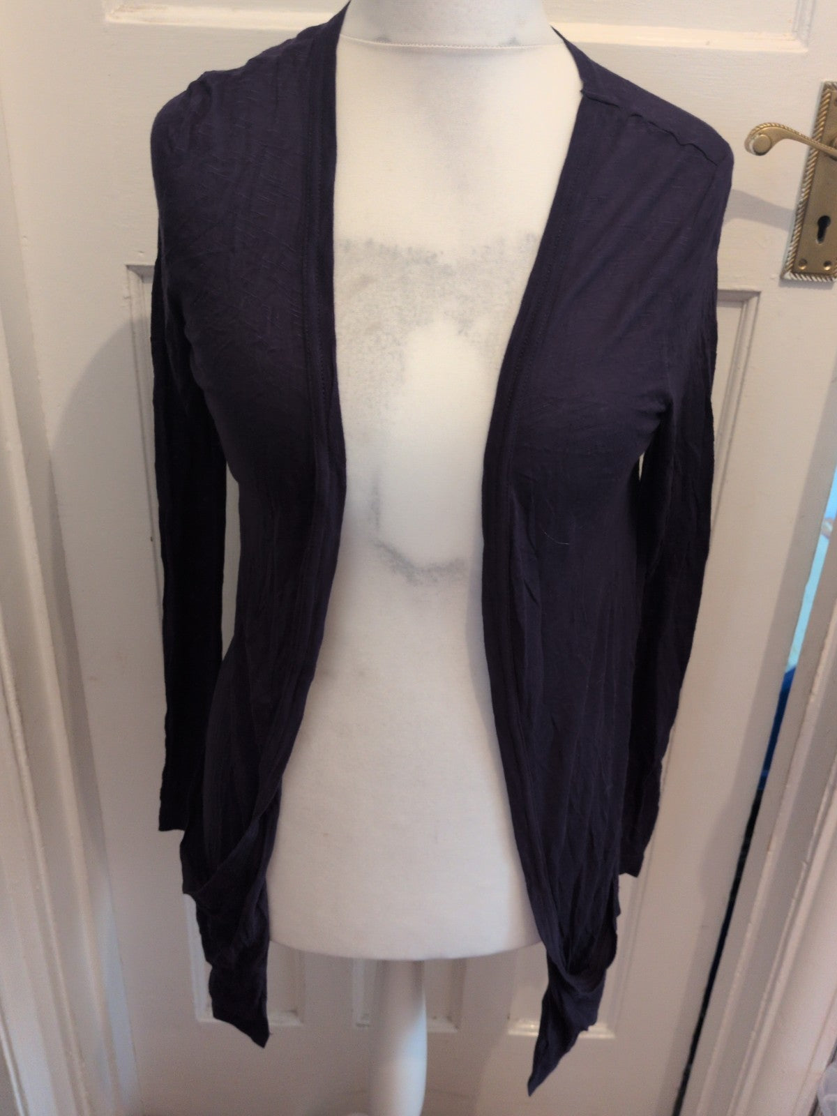 Weekend 10 Navy Open Cardigan Blouse