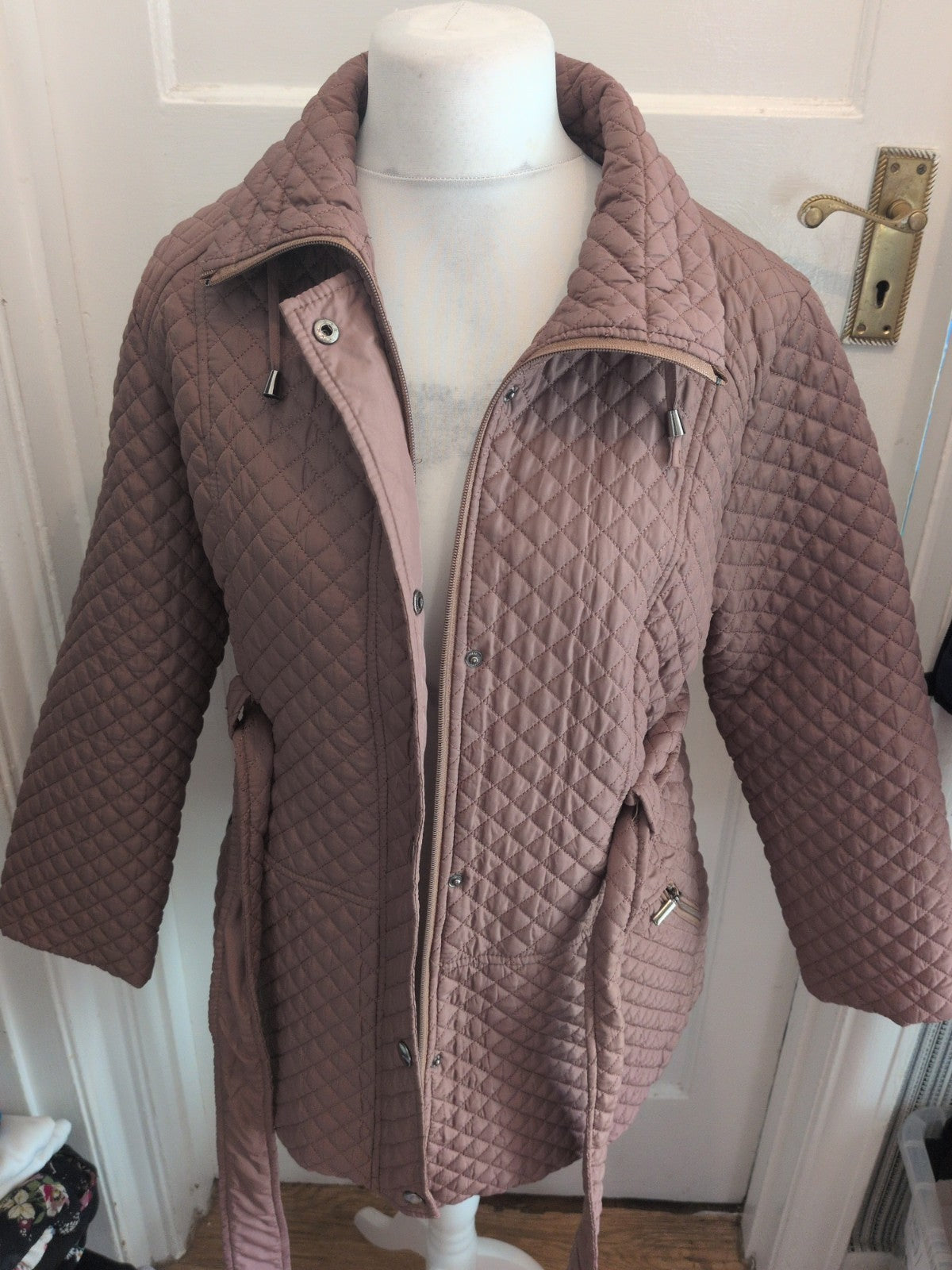 Luke Gud XL Brown Lined Belted Jacket