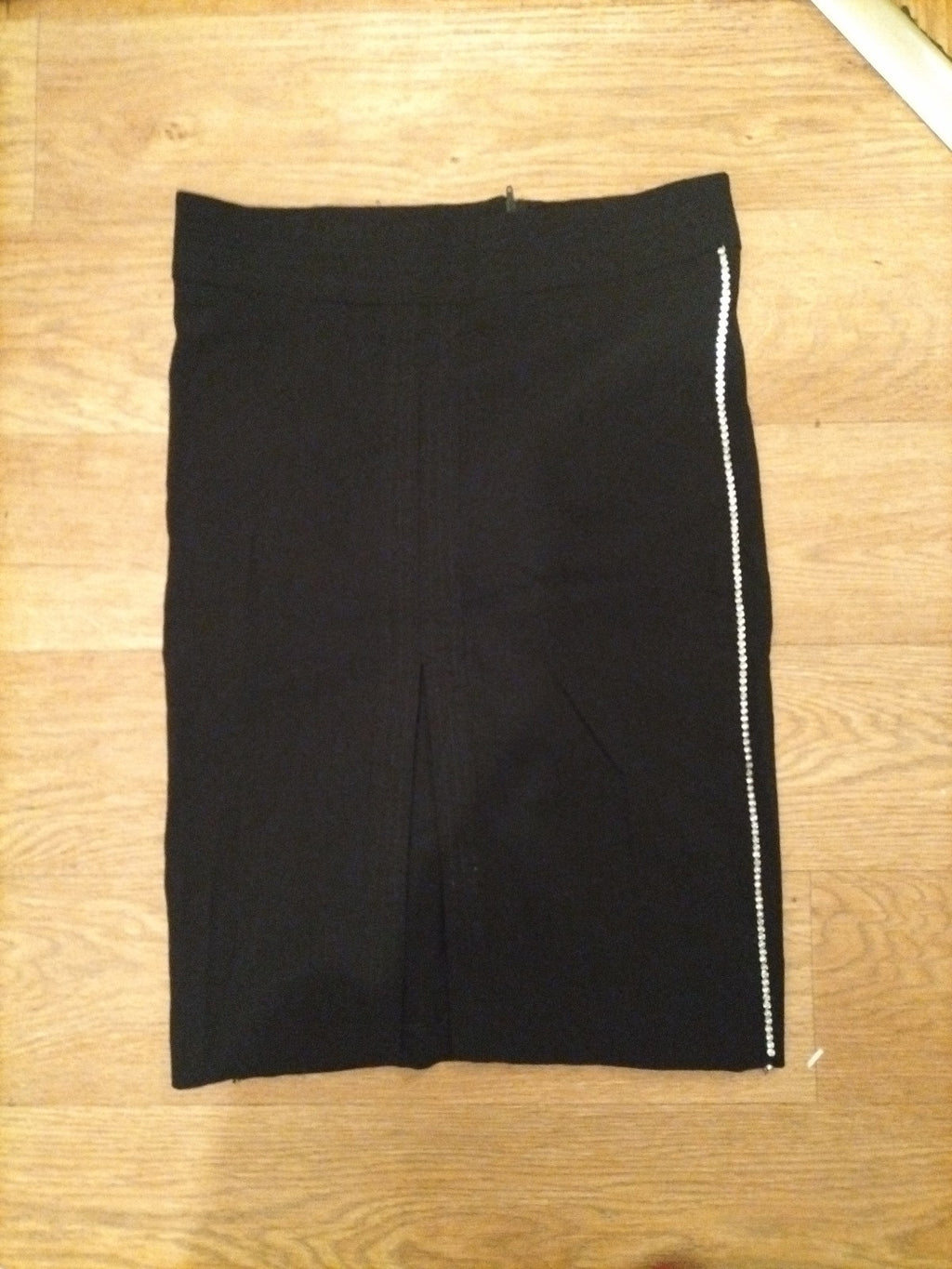 Ladies Million Dollar Babe Size 10 Black With Diamanté Pencil Skirt