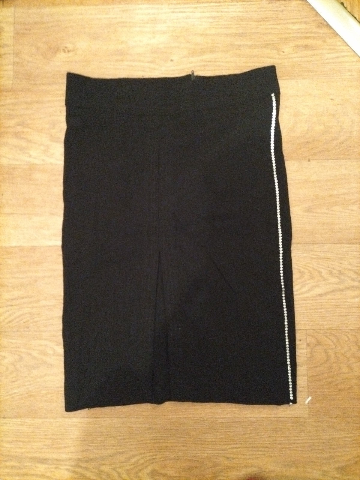 Ladies Million Dollar Babe Size 10 Black With Diamanté Pencil Skirt