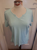 Ladies BM Size Medium Sea Blue Short Sleeved Tshirt