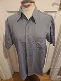Mens Van Heusen Size 15.5" Formal Grey Shirt