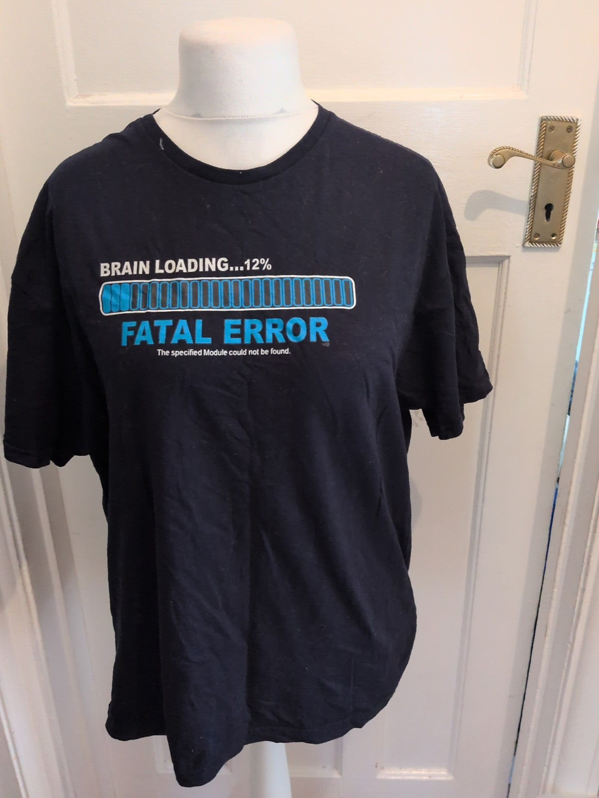 Tees Factory 2XL Navy Printed Loading Short Sleeve T-shirt