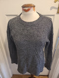 Ladies Divided Size XS Grey Warm Pullover Jumper