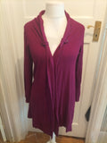 Arcadia 16 Purple Long Sleeve Cardigan