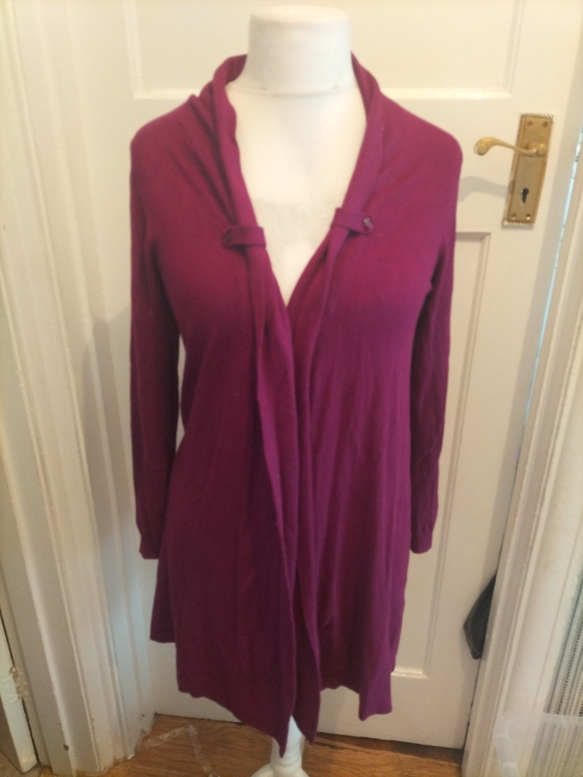 Arcadia 16 Purple Long Sleeve Cardigan
