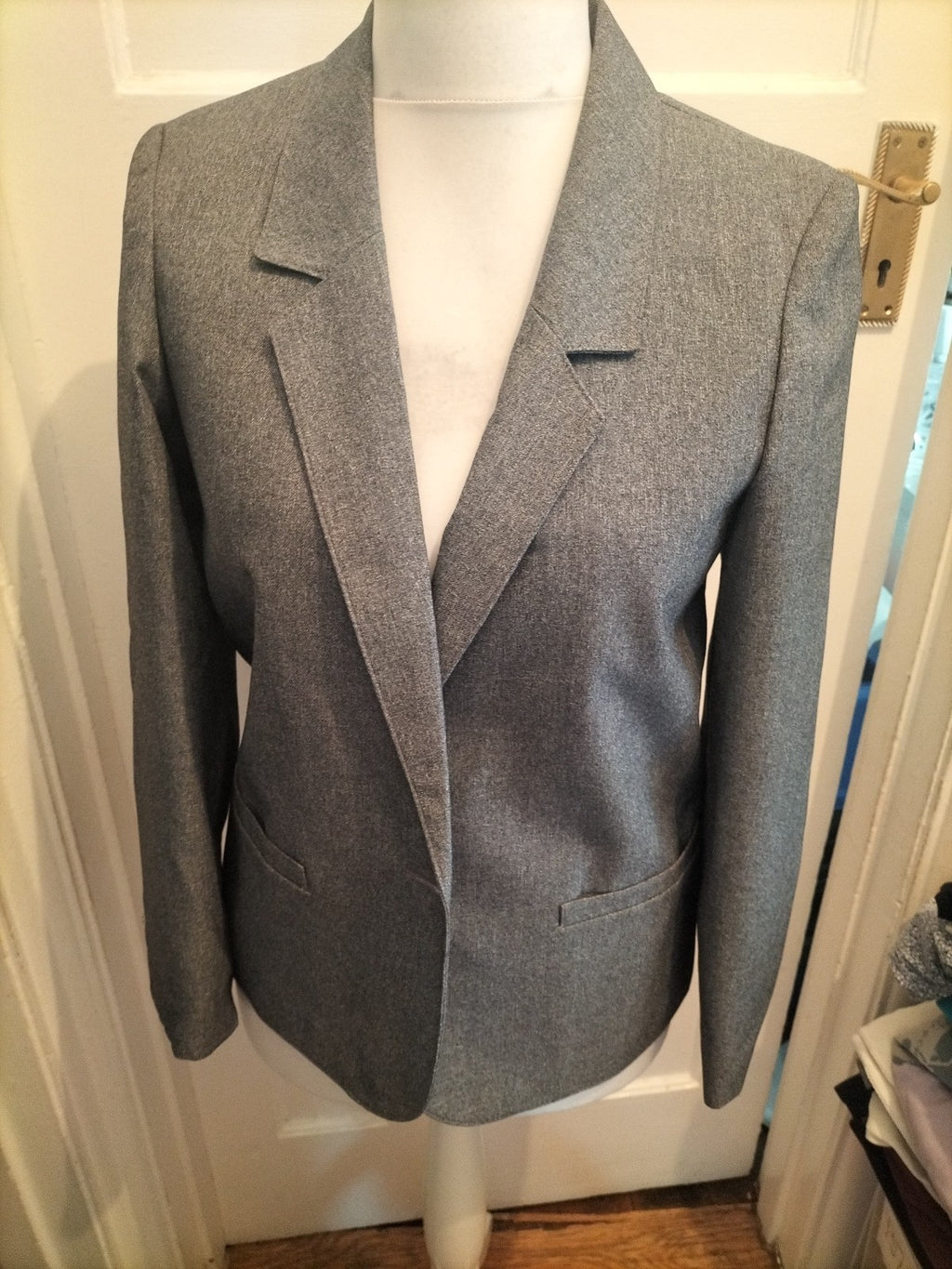 St Michael 12 Grey Lined Blazer Immaculate